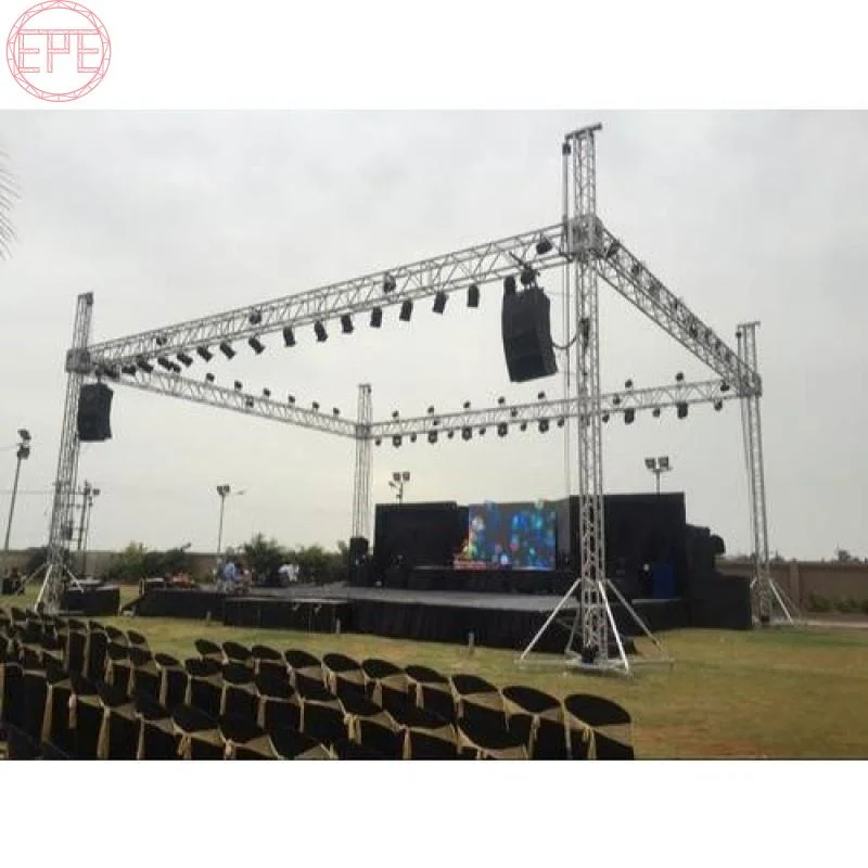 Outdoor Concert Portable Event Lighting Aluminum Stage Truss