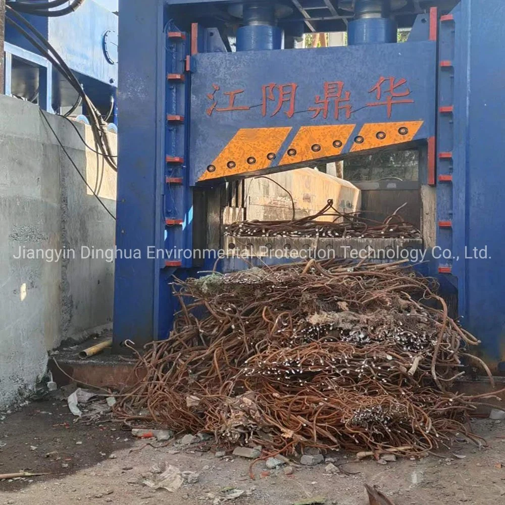 Hydraulic Metal Shear Machine Steel Sheet Plate Iron Recycling Shear Heavy Hydraulic Tire Shears