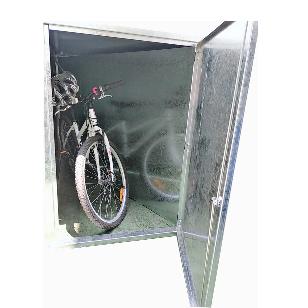 Garajes, Canopies Roll Top Metal Bike Sheds almacenamiento cobertizo al aire libre