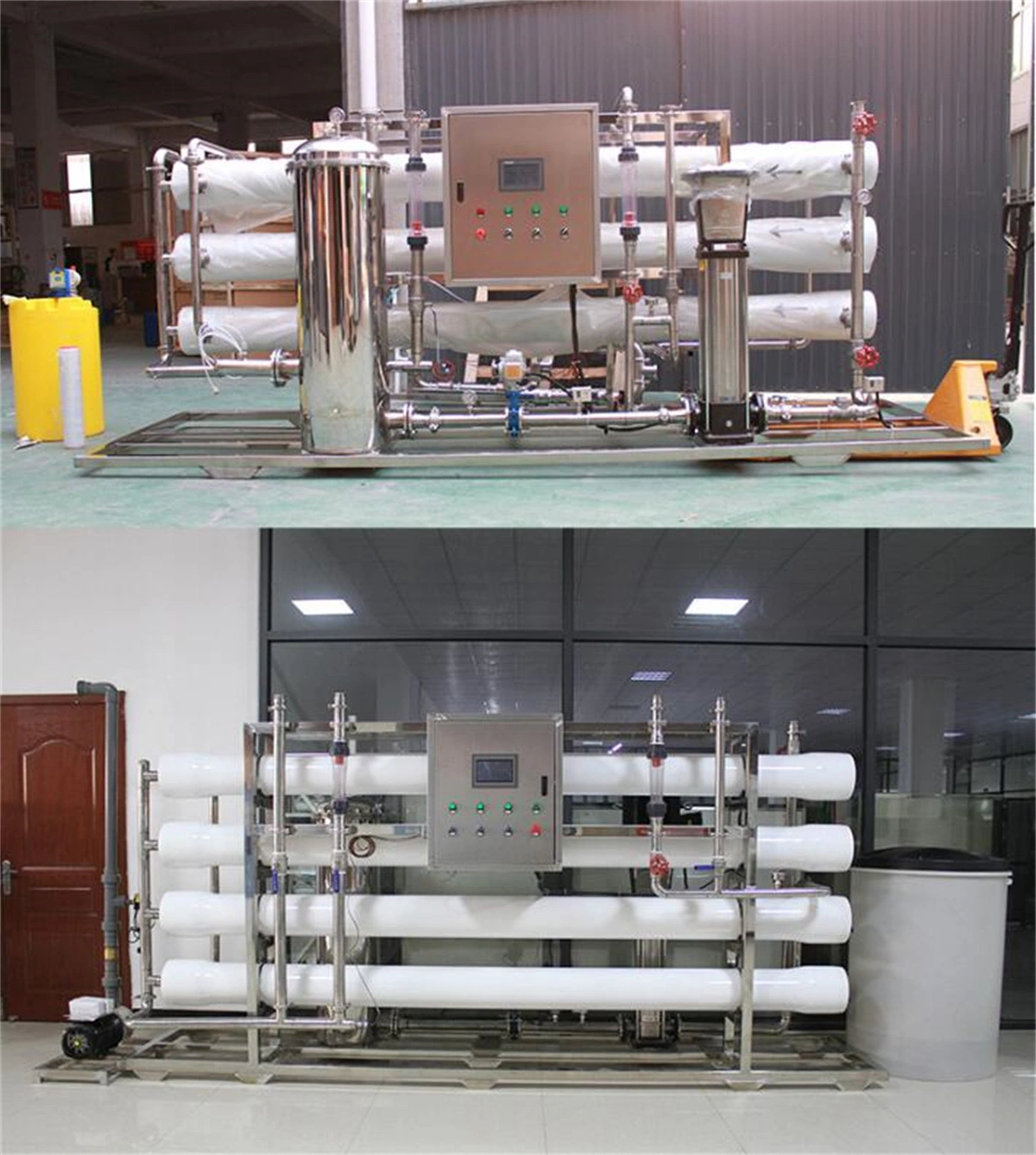 Máquina automática de tratamiento de ósmosis inversa / OI para agua potable pura Proveedor en China