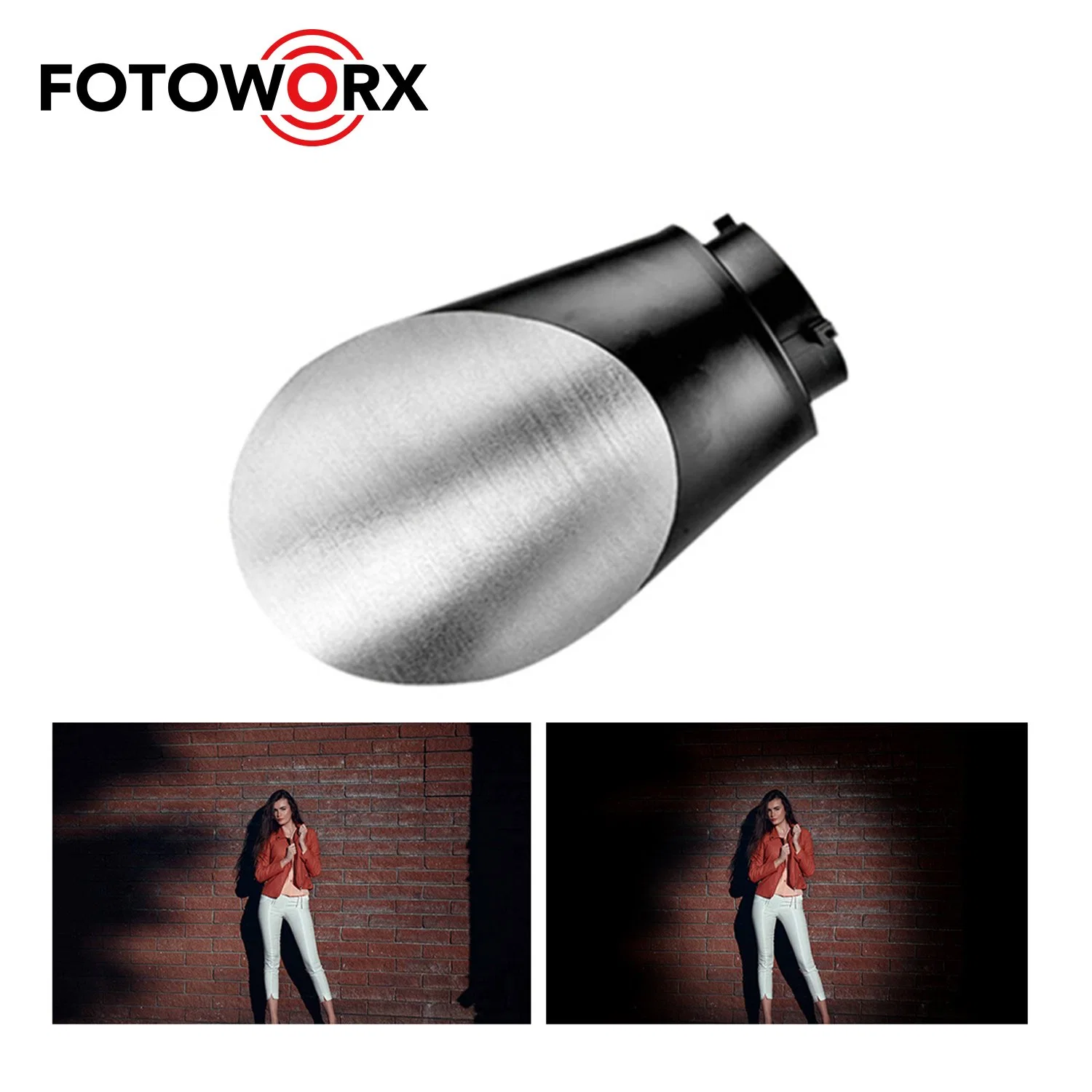 Bevel Flashlight Lampshape Diffuser for Stobe Flash Light