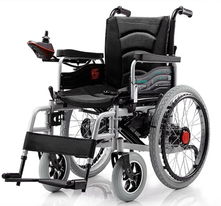 Collapsible Power Wheelchair Loading Capacity 150kg Disabled Electric Wheel Chair for Elderly People