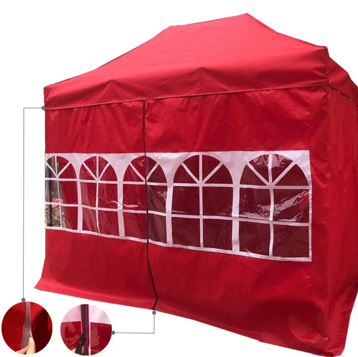 Heavy Duty Foldaway Enclosed Canopy Tents for Party Wedding with Roman Window