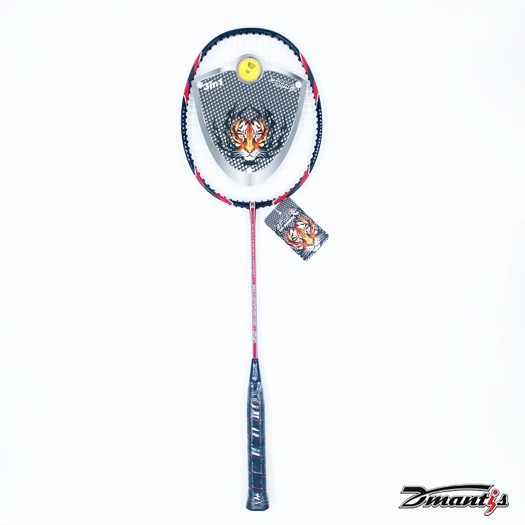 Meilleure vente de la moitié du carbone des raquettes de badminton Raquette Badminton poids léger de haute qualité Raquette Badminton Dmantis carbone le moins cher