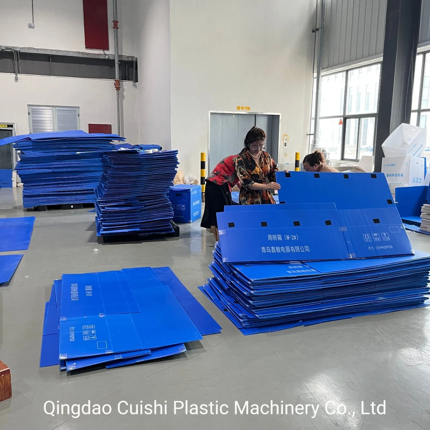 Plastic PP Grid Hollow Board Extruder Production Lines Extrusion