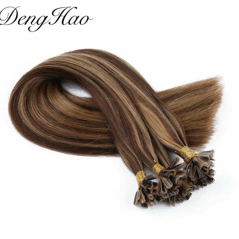 U Tip Hair Extensions Machine Remy Hair Natural Real Human Hair Pre-Bonded Hair Extensions