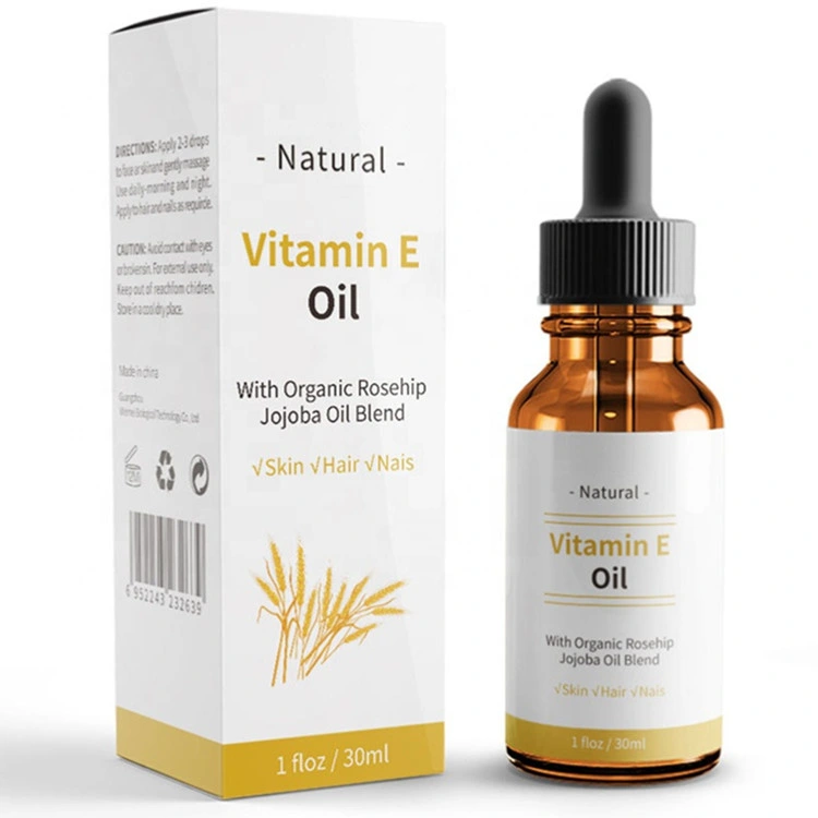 100% de óleo de vitamina e natural com óleo orgânico Rosehip Jojoba Mistura