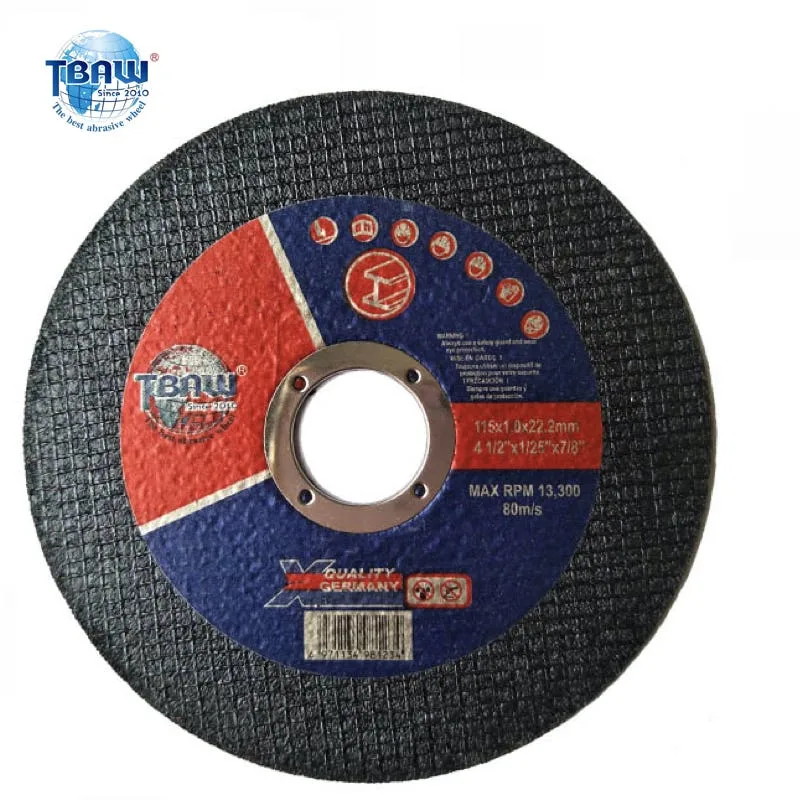 Hot Sale Original Factory 115X1.0X22.2mm Economic Cutting and Grinding Disc Abrasive Cutting Wheel