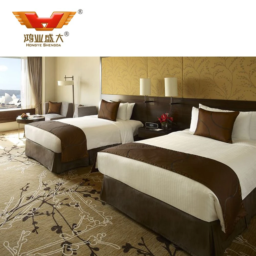 5 Star Luxury Wood Hotel Bed Room Furniture for Sale
