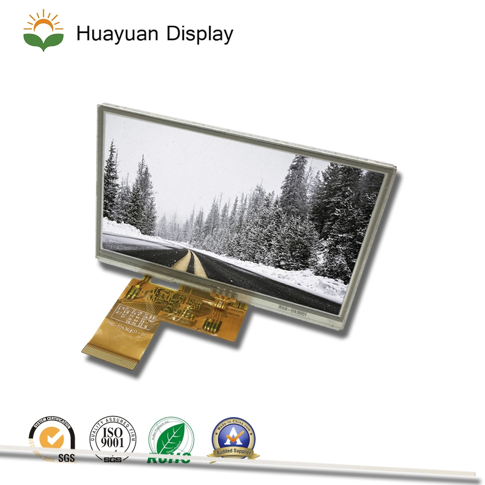 4.3inch 480*272 Resolution TFT Screen with 24bit Interface