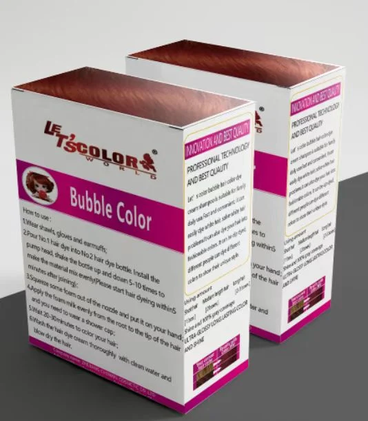 Factory Price Hair Color Bubble Hair Dye Non Allergic Hair Dye Color Hair Color Dye Super 12 Colors