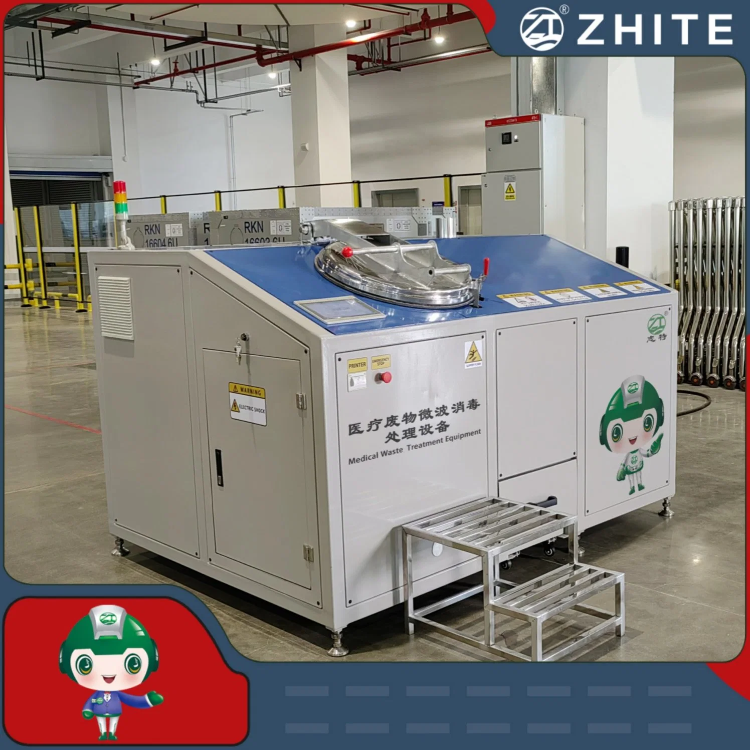 Sistema de equipos móviles de tratamiento de microondas para residuos  médicos - China Camión de eliminación de residuos médicos, camión de basura