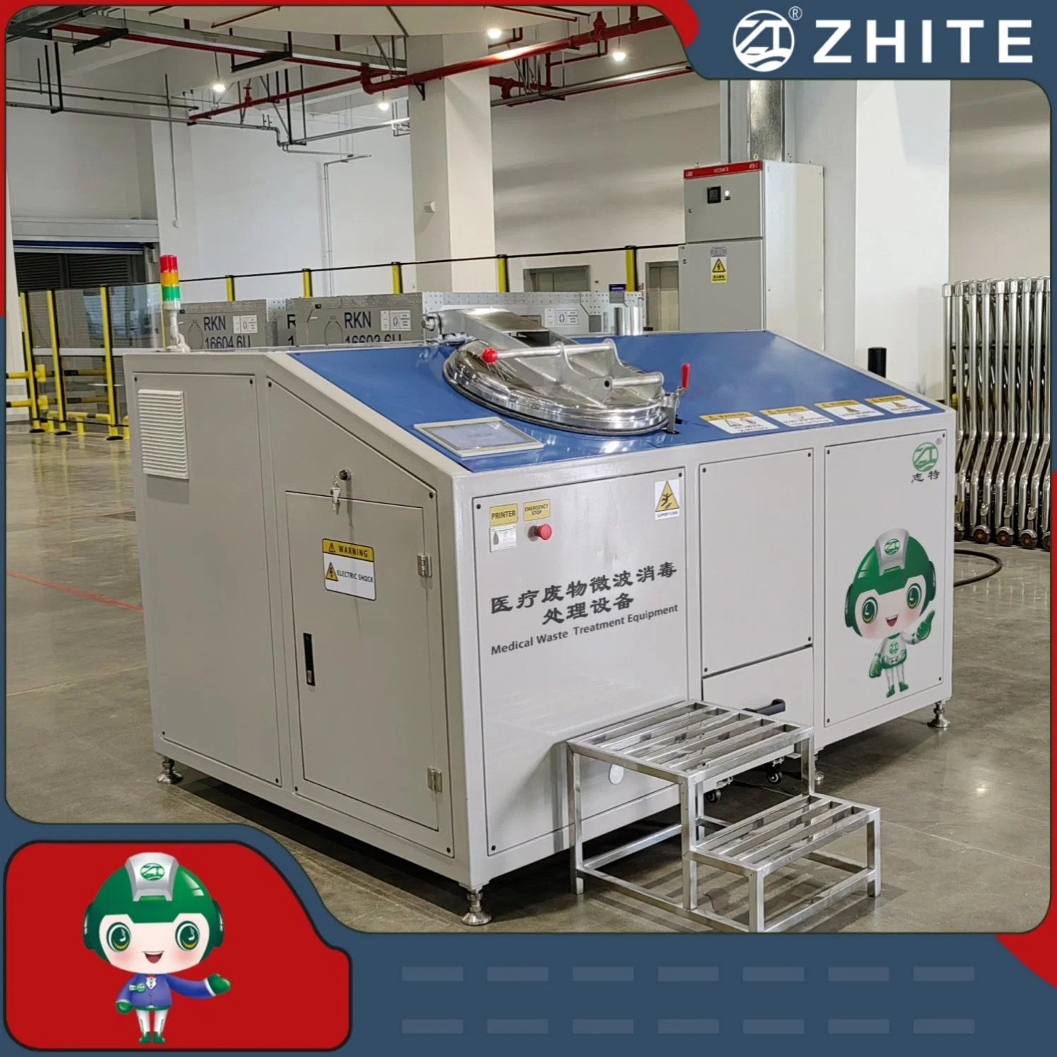 Medical Waste Microwave Disinfection Process Equipment