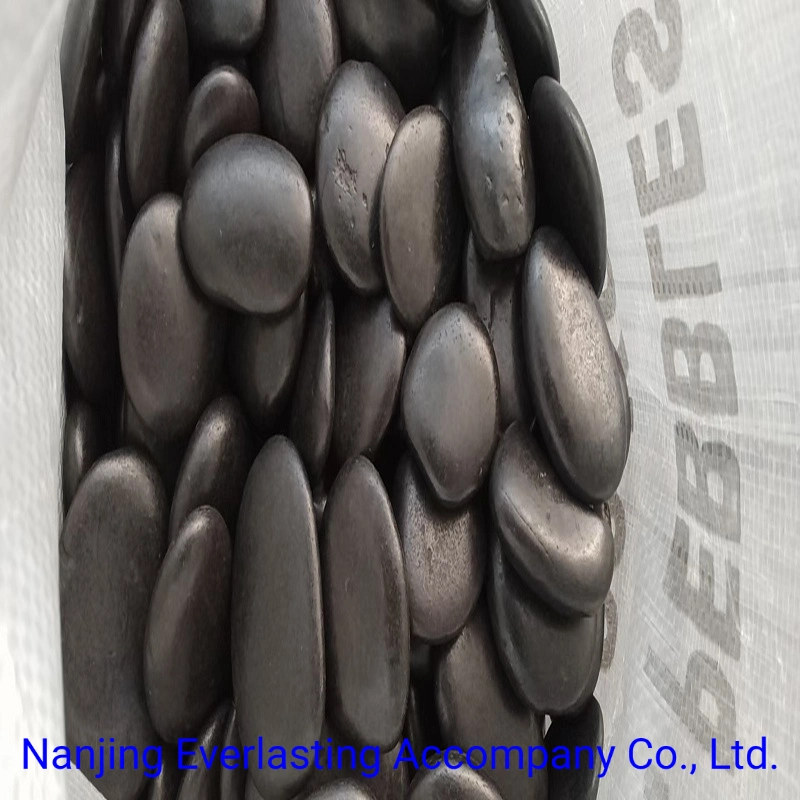 Black River Rock Polished Beach Pebbles Landscaping Pea Gravel Stone Pebble