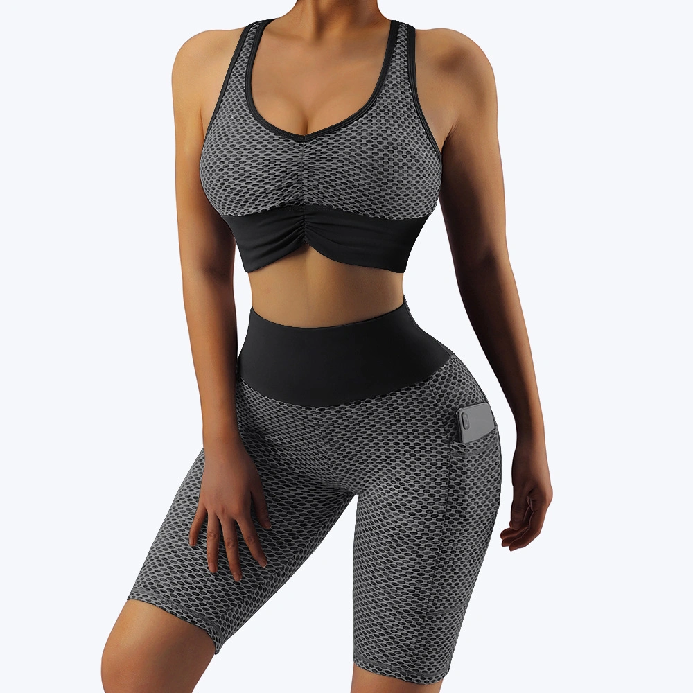 Sports Bra High Waist Butt Lifting Pants Yoga Set