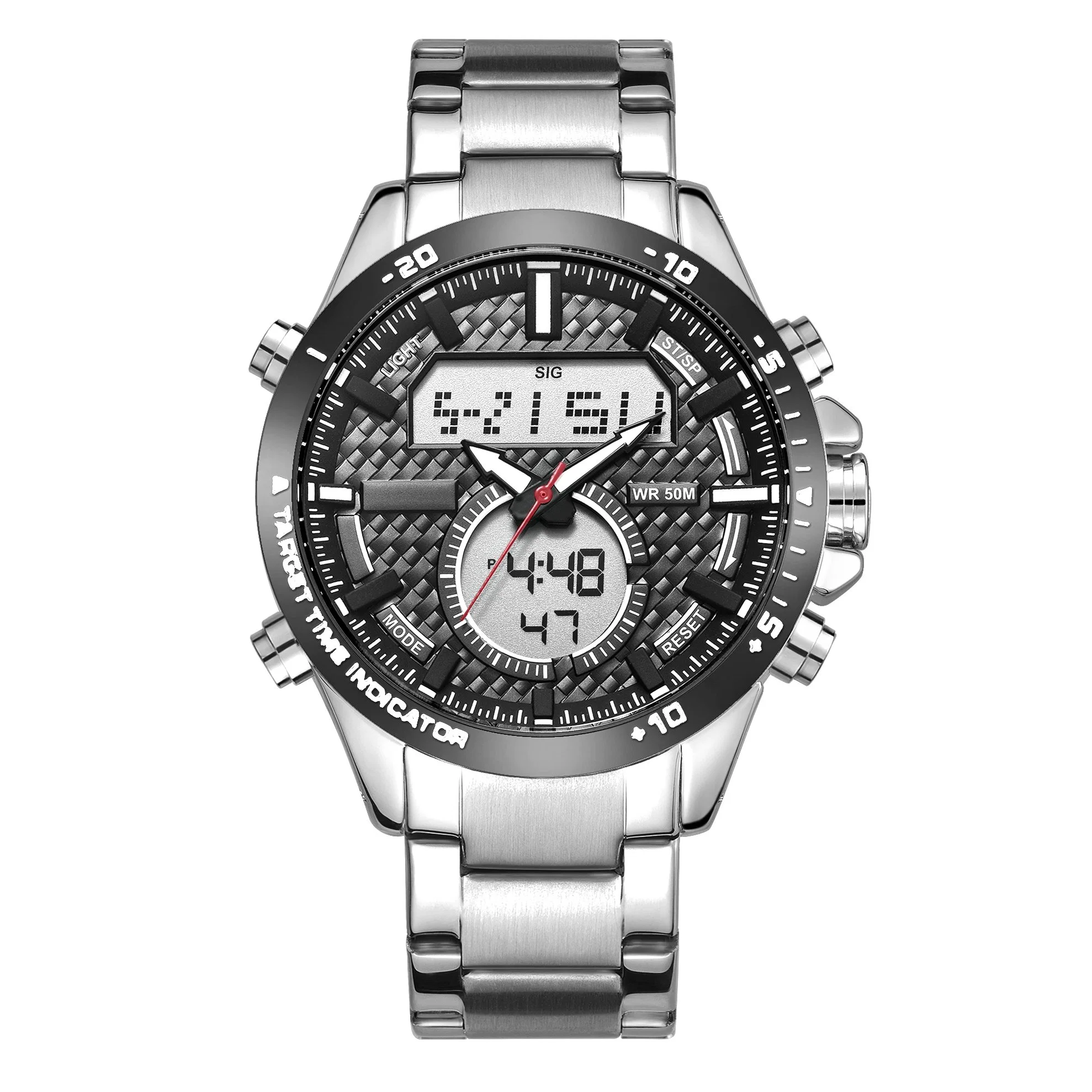 Analog-Digital Watch for Wrist Watch with Fashion Watch at China Watch in Stainless Steel Watch