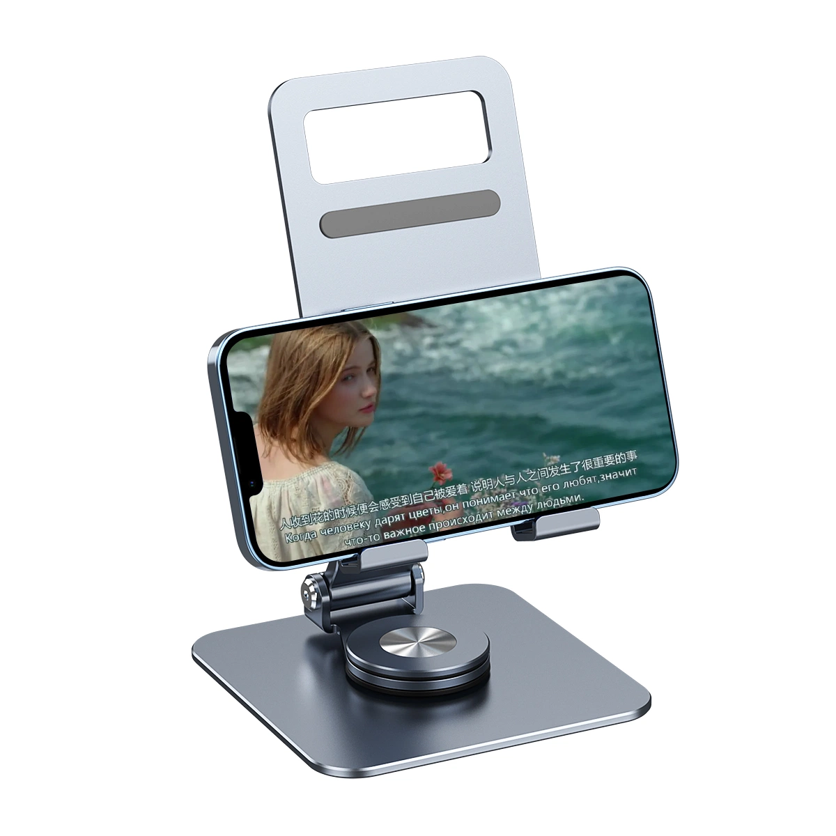 Aluminium Adjustable Folding Portable Flexible 360 Rotate Desk Holder Table Tablet Metal Stand Holder