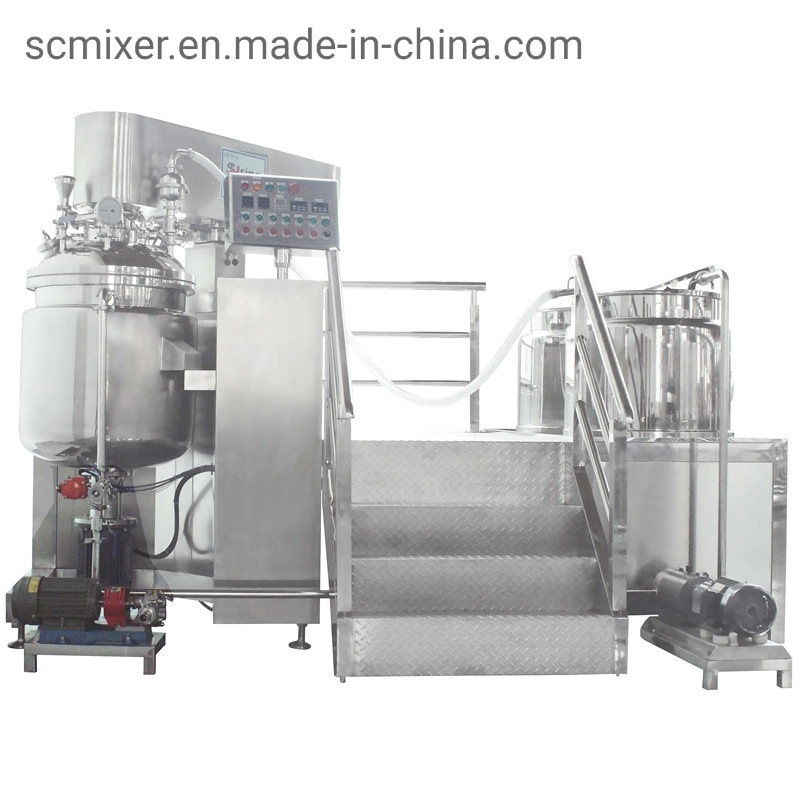 PLC Vakuum emulgierenden Maschine Mixer Herstellung Shampoo / kosmetische Creme / Lotion Blender Homogenisator