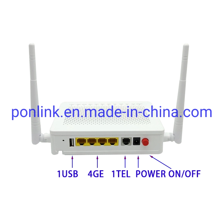 FTTH Banda Dupla Sem FiO 4GE 1USB 1voice Zxhn F673AV9 Olt GPON ONU WiFi Modem Router