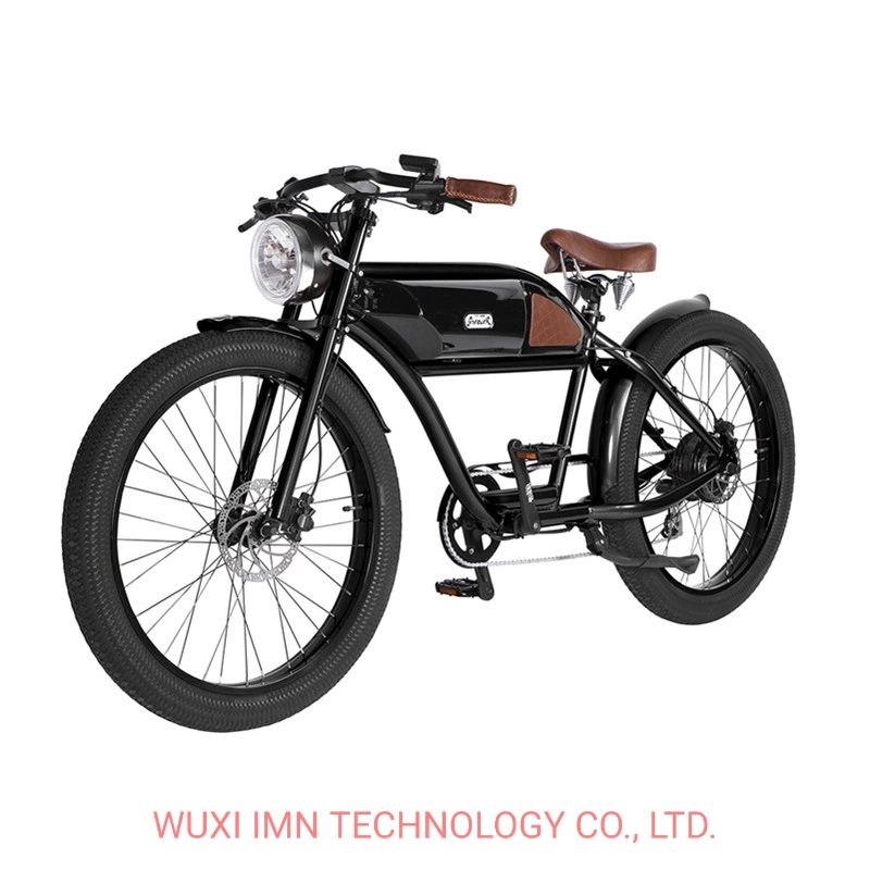 Estilo Vintage Ebike 350W Motor Bafang Certificado CE EN 15194 bicicleta eléctrica