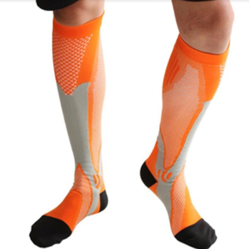 Anti-fatigue Femmes Hommes Sport exécutant vol Chaussettes de compression de voyage