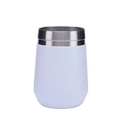 2022 Recycled Eco-Friendly Egg Shape Double Wall Tumbler Stainless Steel Cups in Bulk