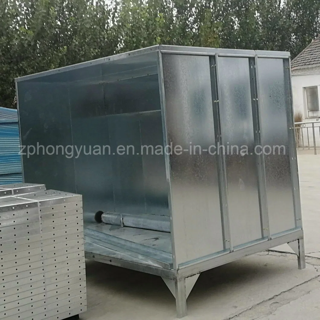 Hongyuan Manual Powder Coating Spray Booth with Filters Powder Recovery System