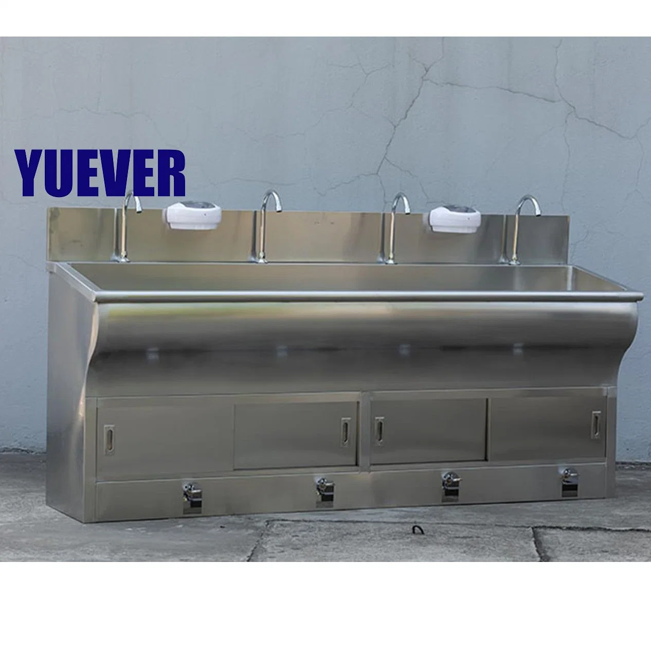 Portable 304 Stainless Steel Hand Wash Basin Stainless Steel Single Sink Hand Washing for Hospital Use