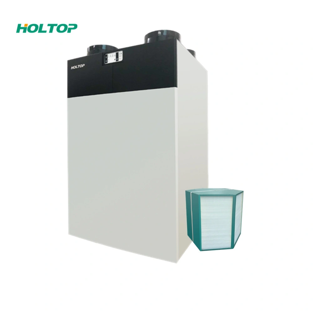 Fábrica de China Holtop intercambiador de aire interior de la VFC el sistema de ventilación de recuperación de calor con recuperador de calor