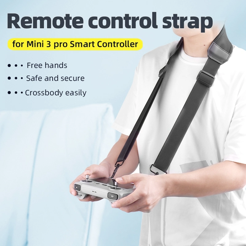 Ewb8720 Anti-Drop Correa para Dji Mini 3 PRO el Controlador remoto RC teledirigido cordón ajustable de nylon