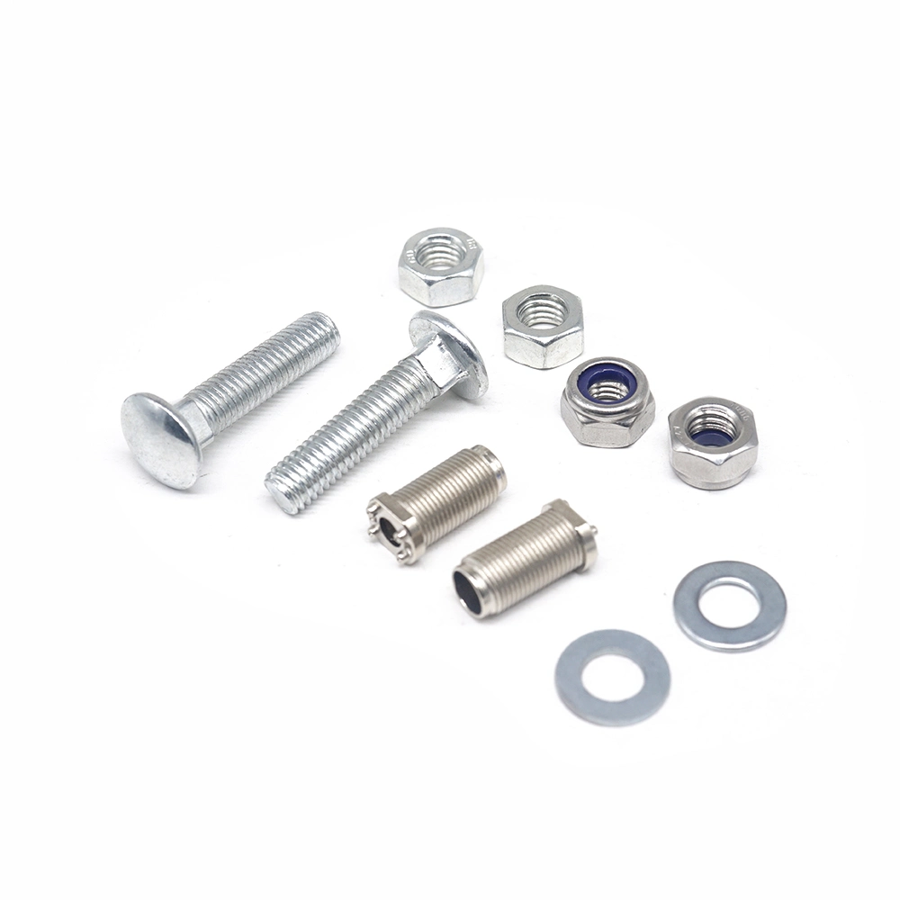 Custom Hardware Machine Aluminum CNC Machined Part Stainless Steel Auto Lathe Screw Nut Bolt Fastener