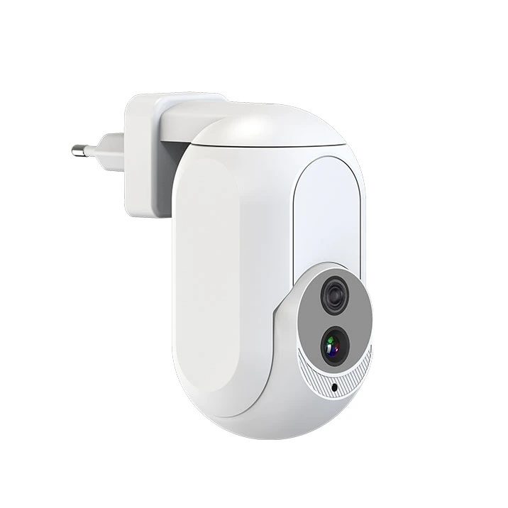 Caméra CCTV à fiche sans fil Tuya lampe LED 2 MP IP Caméra 360 rotation de l'audio bidirectionnel Night Vision