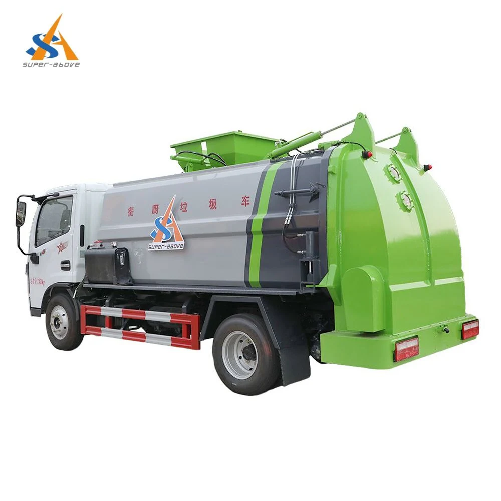 Super-Above Kitchen Garbage Collection Truck, Dongfeng 4X2 6X4 Type 10 Cubic Meters Tank Capacity Kitchen Refuse Truck, Garbage Collection Truck