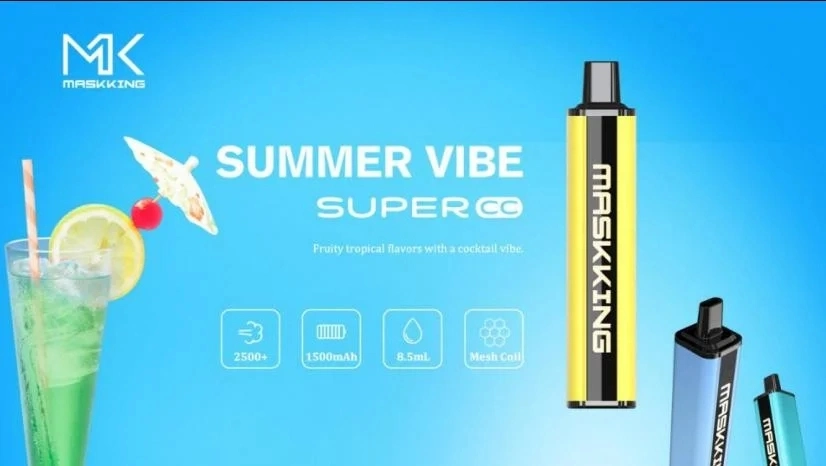 2023 Maskking Nuevo producto Super Cc Vape desechables ajuste vertical de la bobina de malla