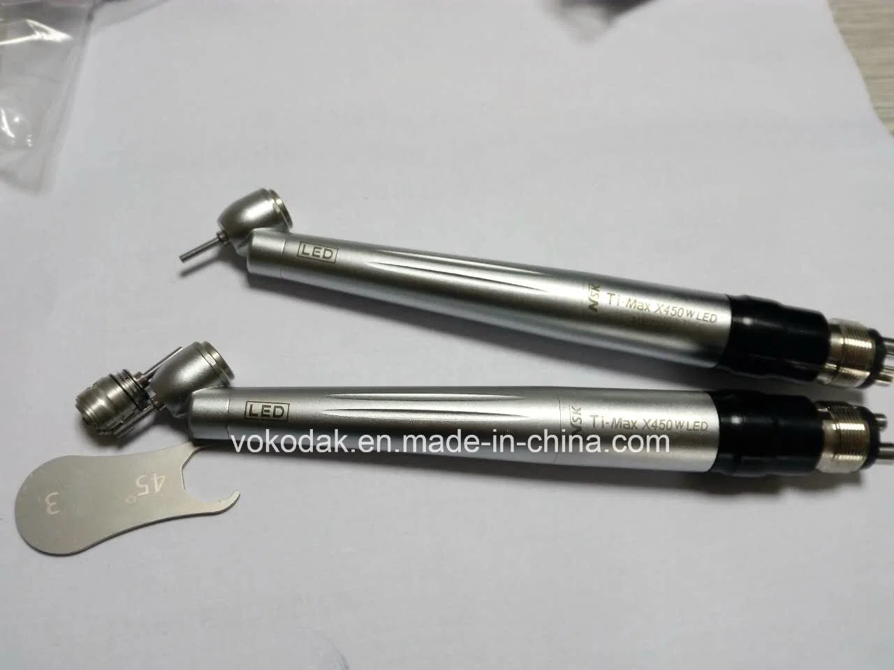 High Quality Handpiece Manufacture 45 Degree Dental Handpiece with LED Light