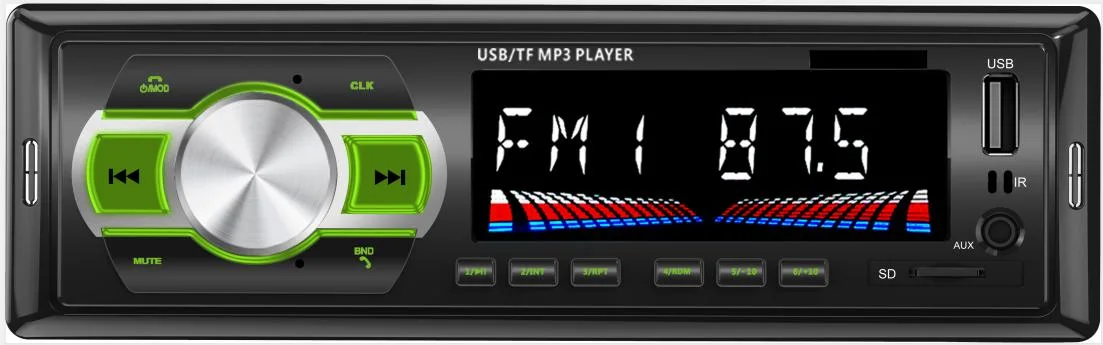 Alta qualidade de áudio do carro Leitor de MP3 com Bluetooth LCD USB