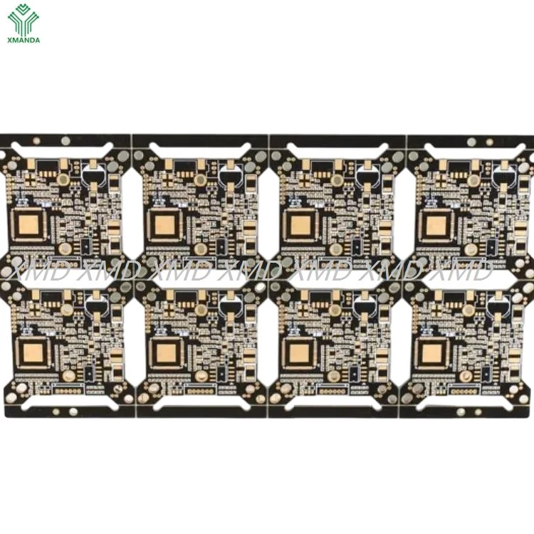 PCB de alta calidad con control de potencia y tratamiento de superficie HASL