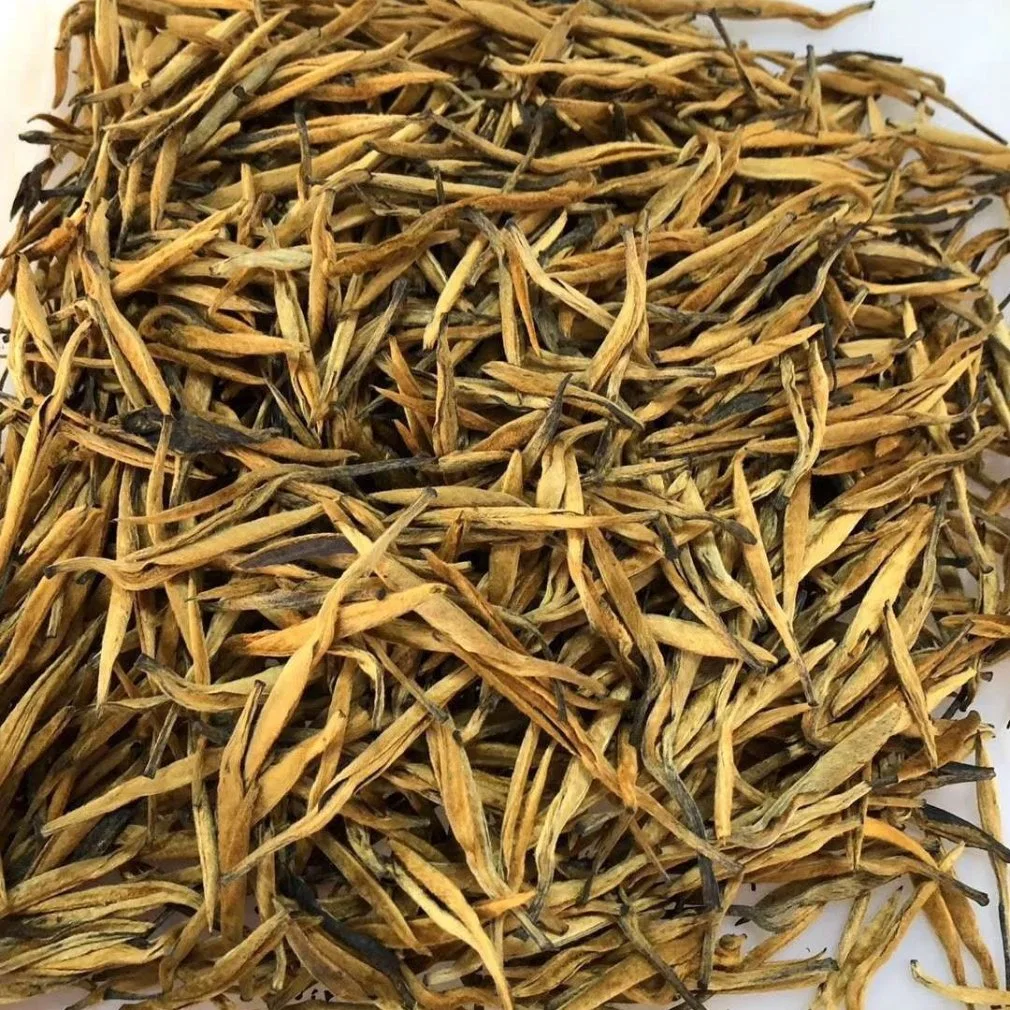 Yunnan High quality/High cost performance Golden Needle Black Tea Honey Fragrance Big Gold Bud Black Tea