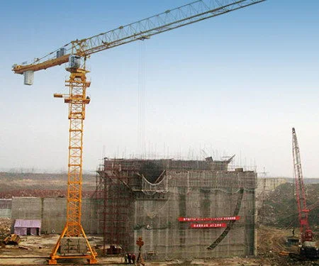 China Concrete Machinery 50m 6 Ton Equipment Mobile Electric Flat-Top Construction Machines Tower Crane