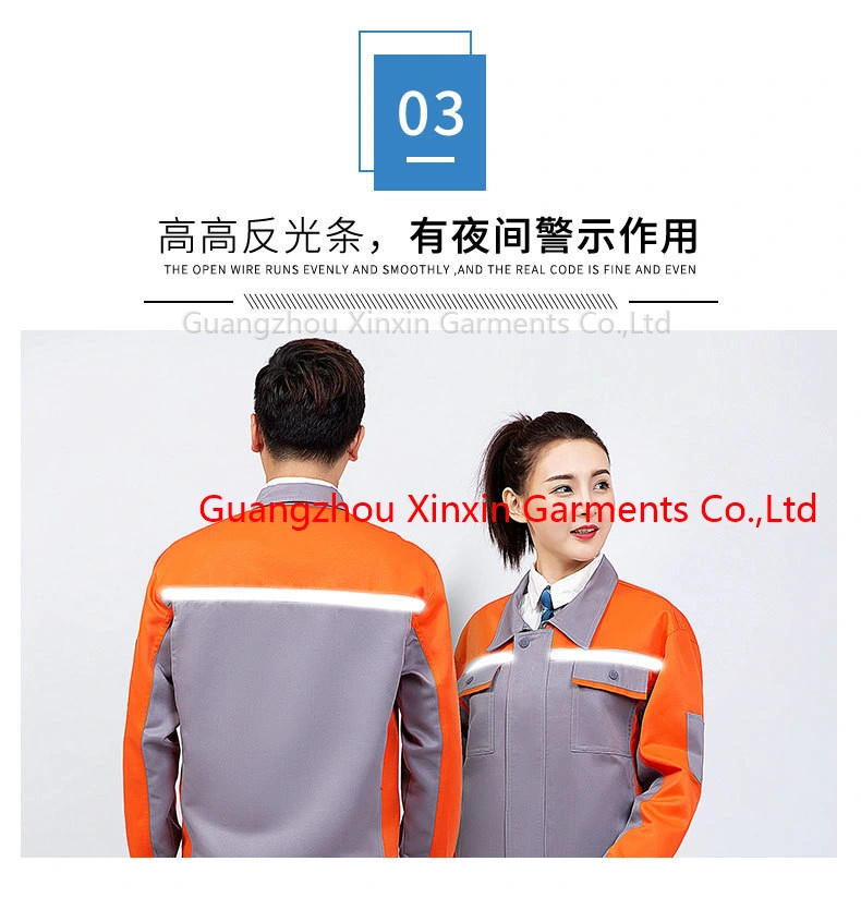 Wholesale/Supplier Industrial Long Sleeve Overall Workshop 4s Car Maintenance Service Worker Work Wear Uniform W2209-2