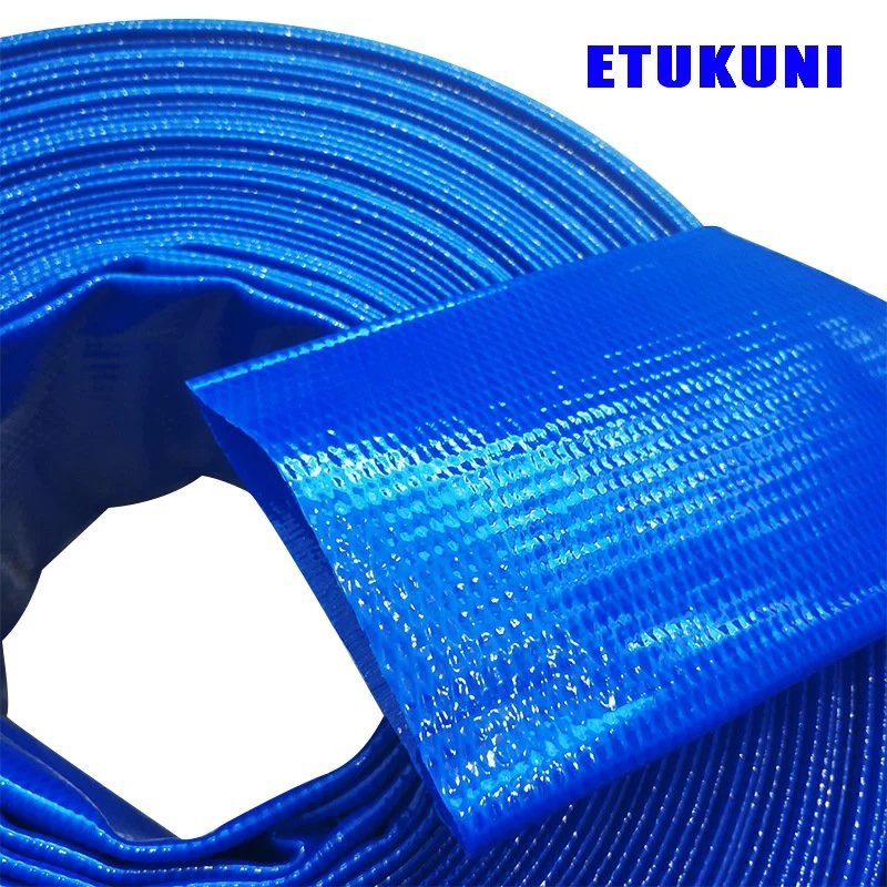 Manufacturer Supply and Customized Lightweight Flexible Polyvinyl Water Band Layflat Hose for Garden and Farmland Irrigation and Civil