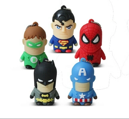 PVC Avengers Batman Superman USB