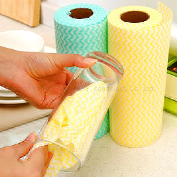 China Lazy Rag Dry and Wet Household Cleaning Products Kitchen Paper Special Paper Towel Disposable Dishwashing Cloth