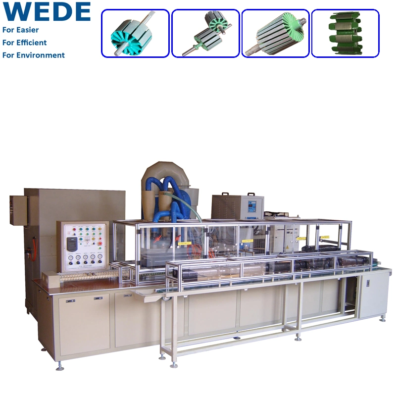 Automatic Electrostatic Epoxy Powder Coating Machine for Rotor Armature