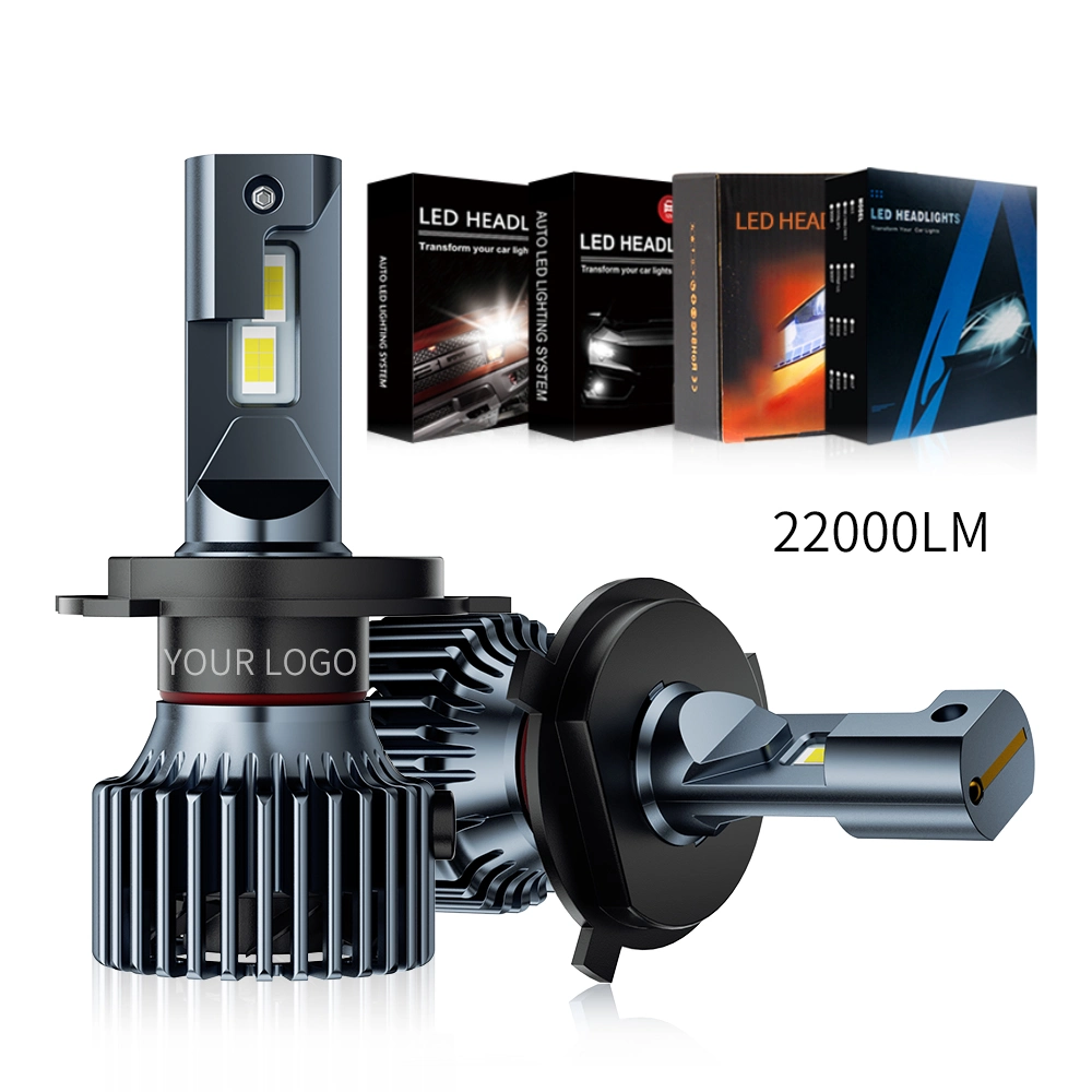 Aurora auto farol LED carro lâmpada LED H4 H7 H11 9005 9006