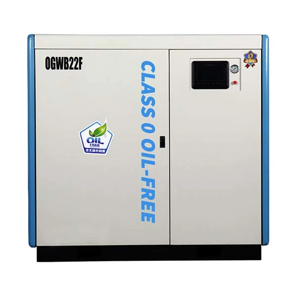 7bar 8bar 10bar Super Quiet 37kw 50HP Electric Stationary Air/Water Cooling Direct Drive Oil Less Rotary Single Screw Type Pm VSD Air Compressor