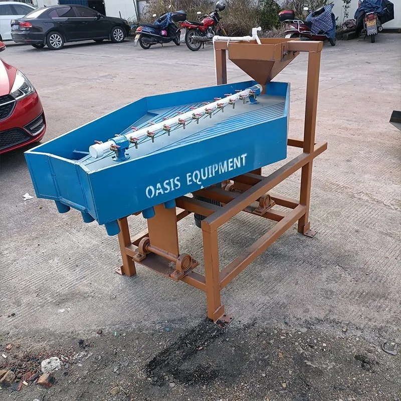 Caractéristiques du lit de table à secousse spécial de métal précieux de l'usine de séparation de l'or Shaker