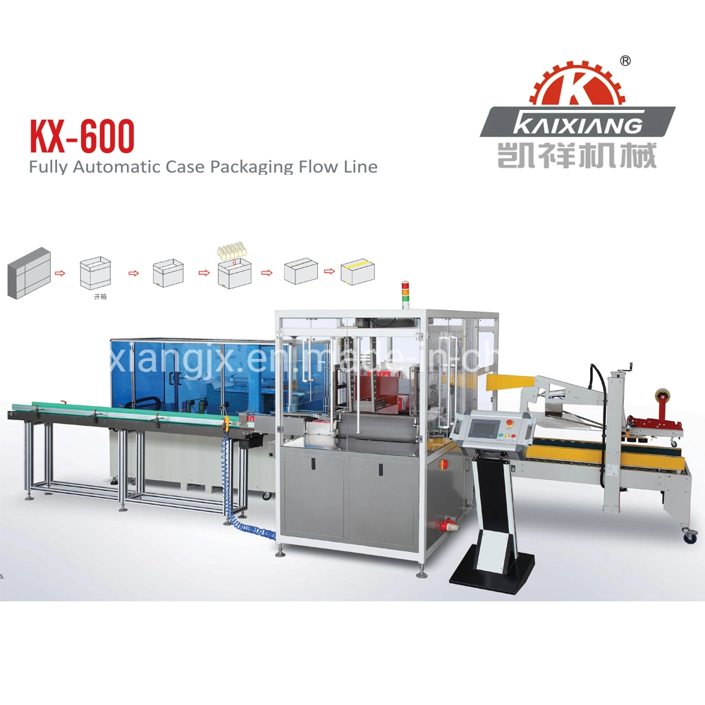 Automatic Case Carton Master Box Packaging Machine/Case Erector Erecting /Forming/Filling/Sealing Machine for Packaging Line