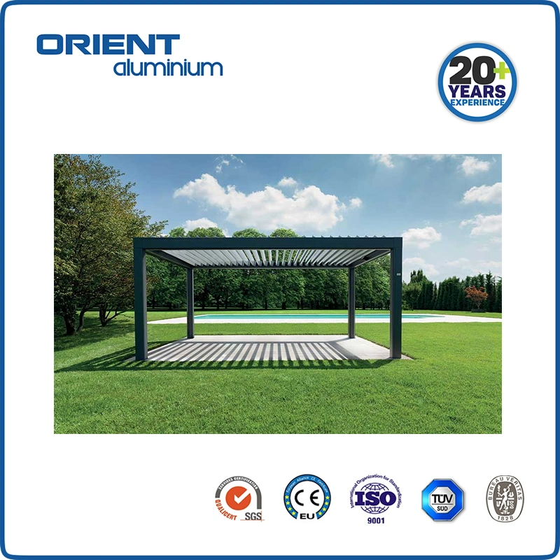 New Design High quality/High cost performance Pergolas Addossata Bois Aluminium Profile for Pergola