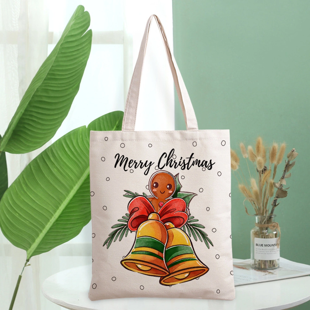 Top Seller Santa Sack Christmas Gifts Packaging Stocking Santa Sack Large Size Canvas Christmas Bag for Gift Party Decoration